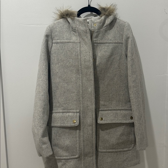 NWT J Crew Wool Blend Coat - Picture 7 of 7